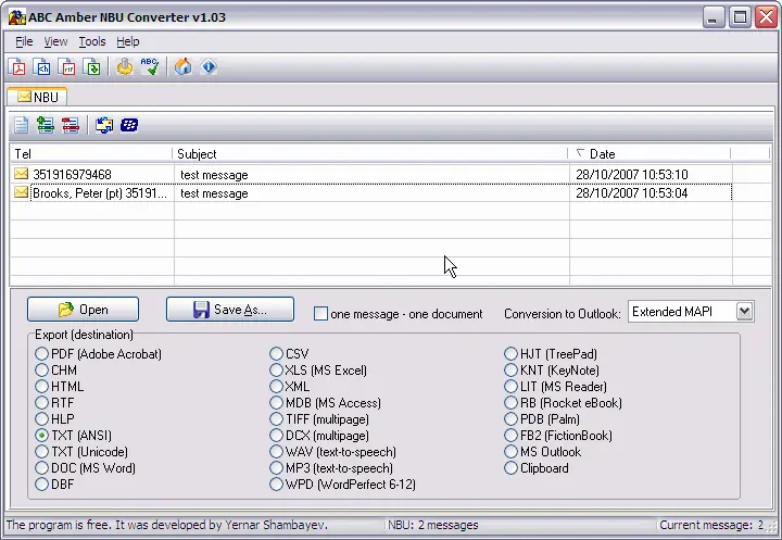 ABC Amber NBU Converter 1.3