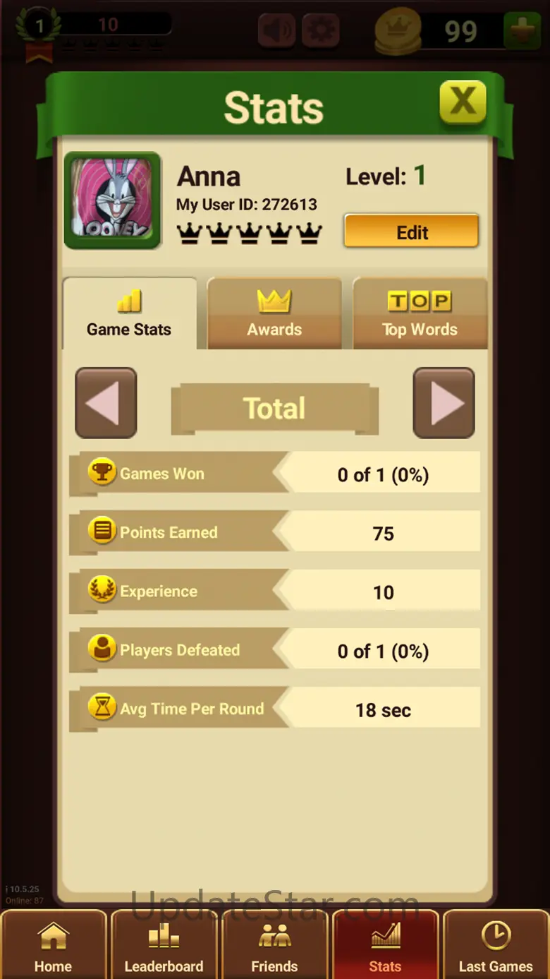 Word Champs - unscramble 10.5.25