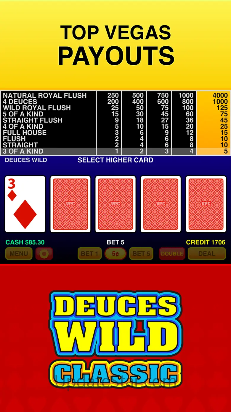 Deuces Wild Casino Video Poker 1.1