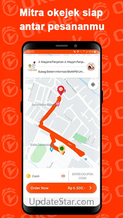 OKEJEK - Ojek Online, Pesan Ma 6.1.1