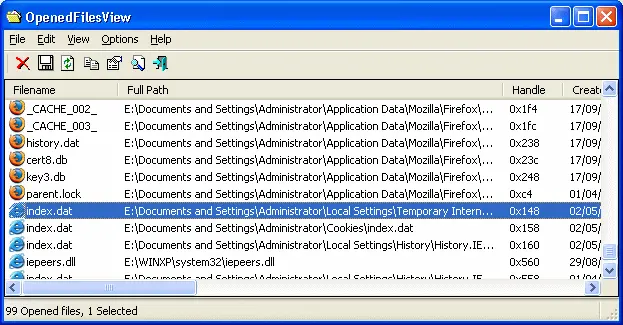 OpenedFilesView 1.91