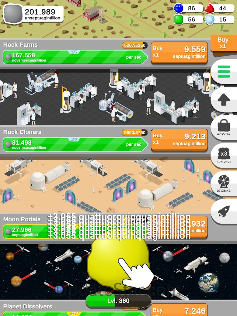 Rock Collector - Idle Clicker  2.1.1