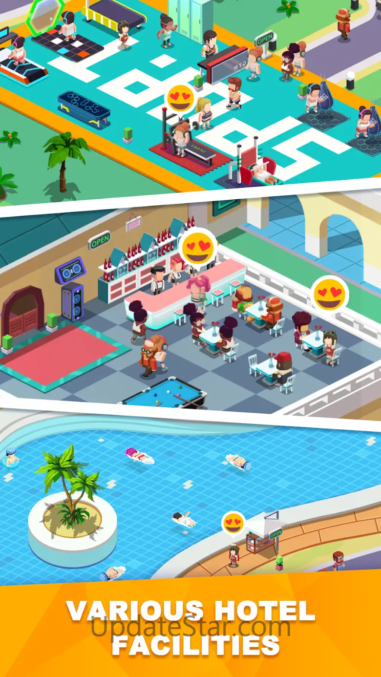 Sim Hotel Tycoon: Tycoon Games 1.39.5086