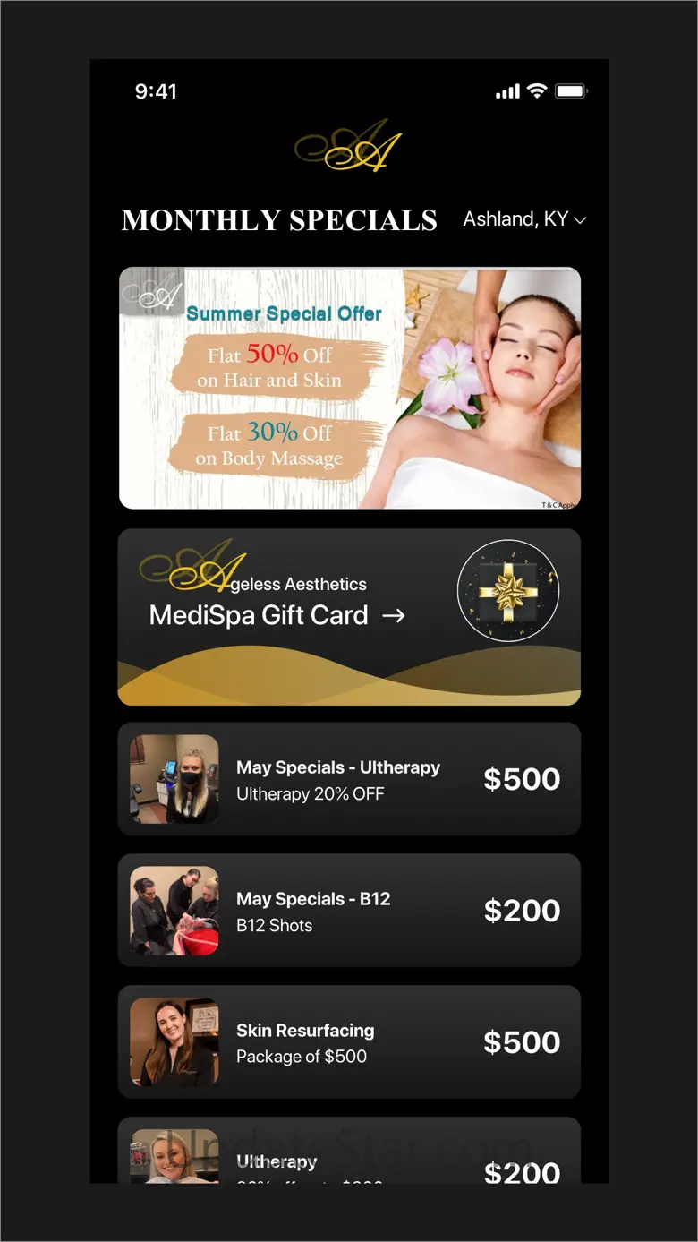 Ageless Aesthetics MediSpa 1.9.3