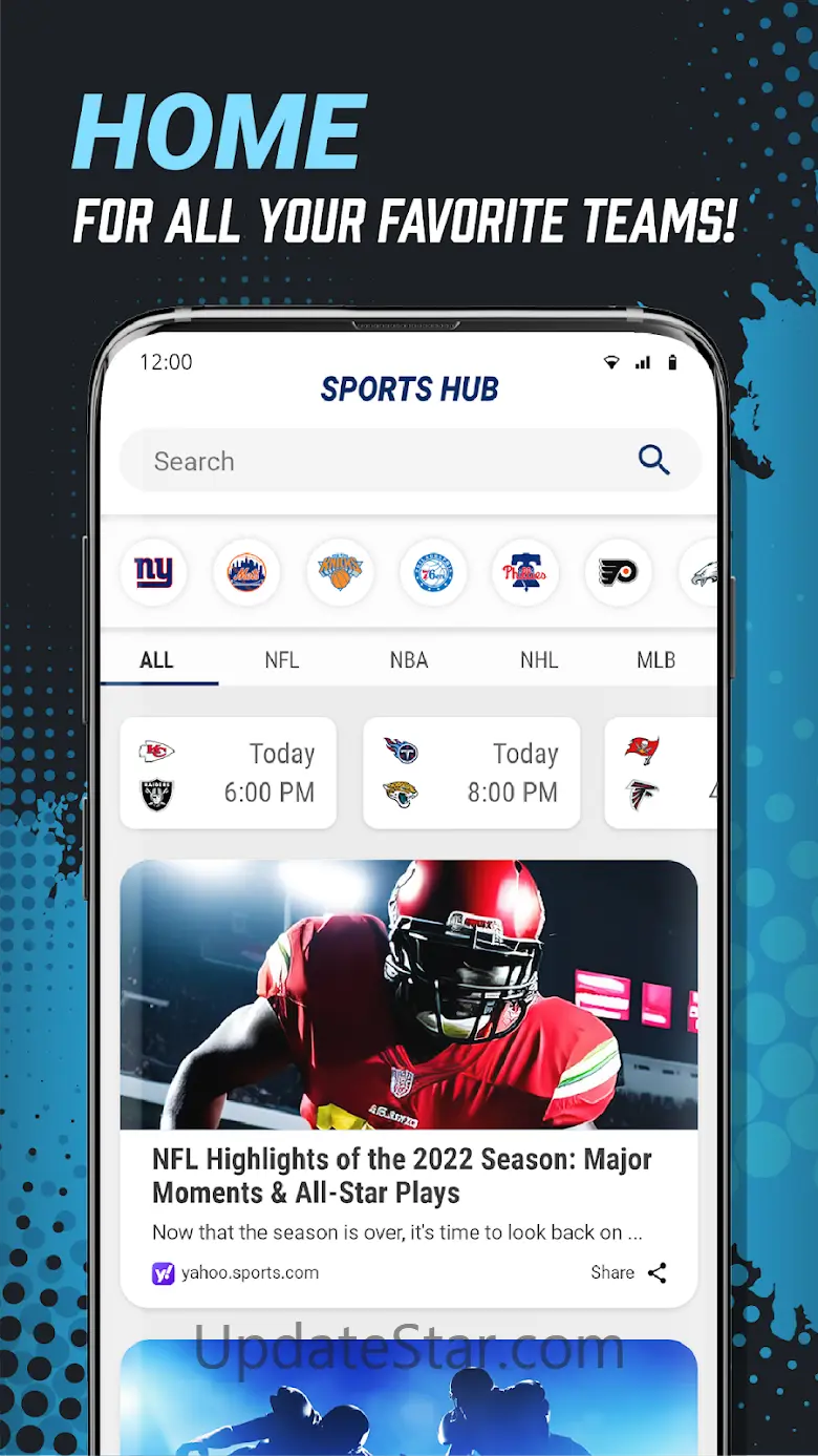 SportsHub: Wallpapers Launcher 3.12.4