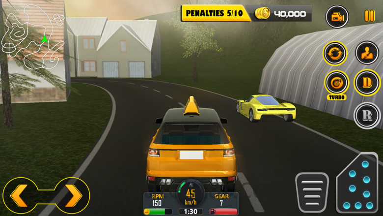 Crazy Hill Speed Taxi Driving 3D 1.0