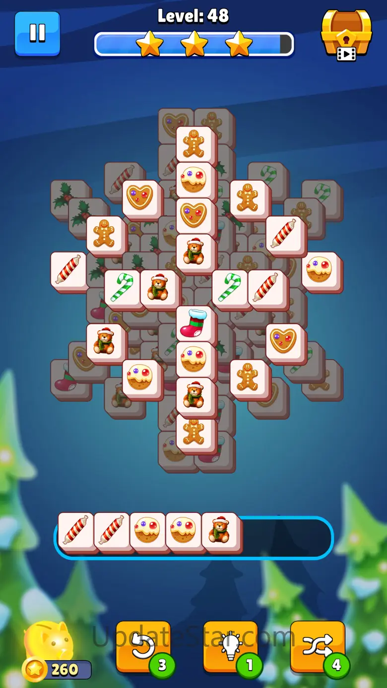 Christmas Mahjong : Match 3 2.6