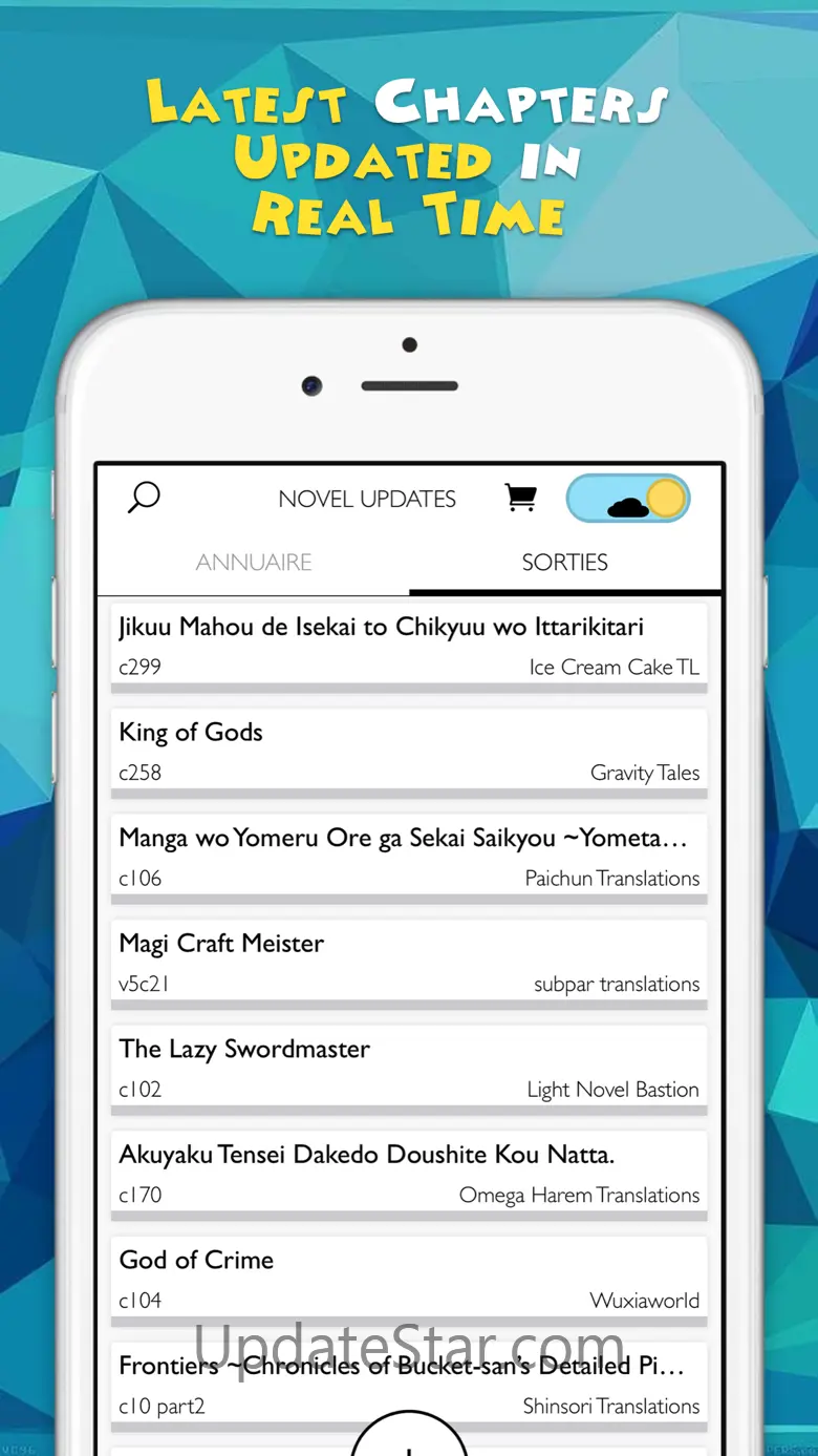 Novel Updates, The Best Reader for Light Novels 1.0.4