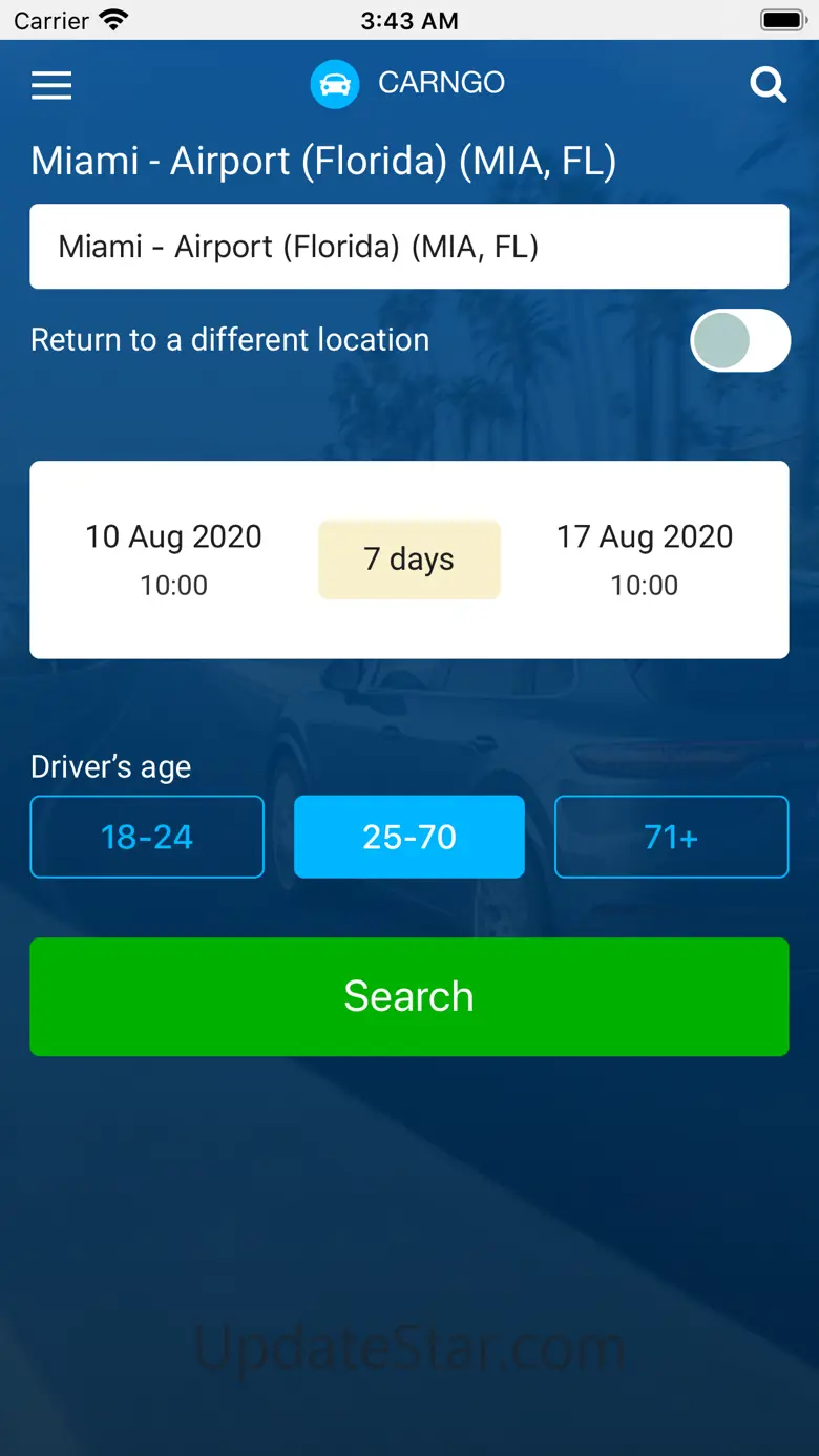 Car Rental Carngo car hire App 2.0.3