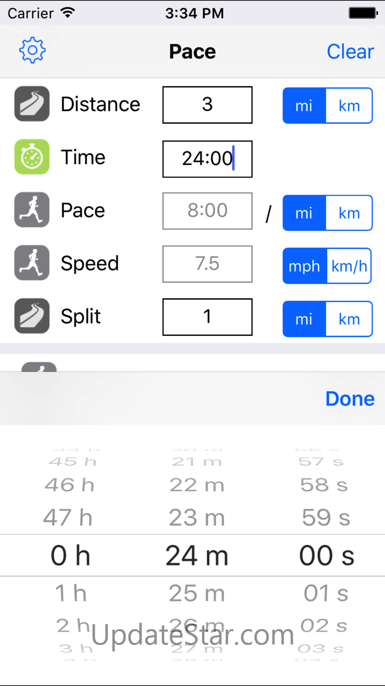 Running Pace 4.0.1