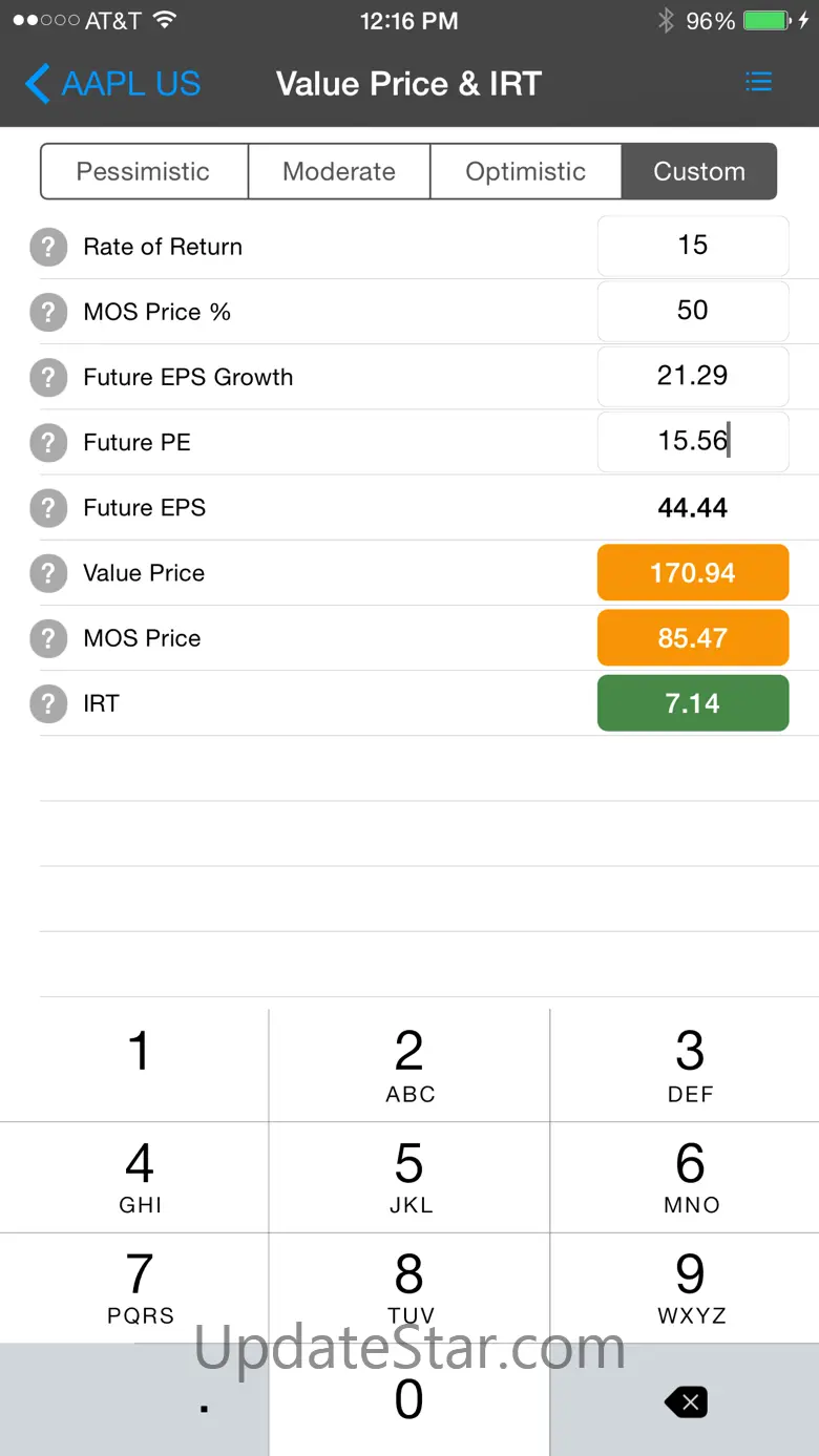 Stock Value Analyzer Lite 1.25