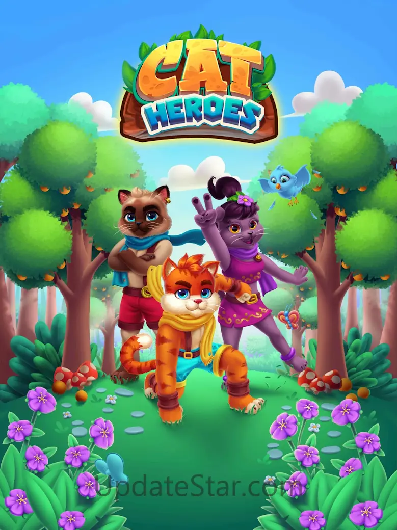 Cat Heroes - Match 3 Puzzle 91.3.1