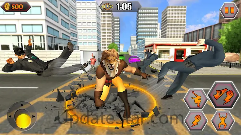 Scary Lion Crime City Attack 1.7