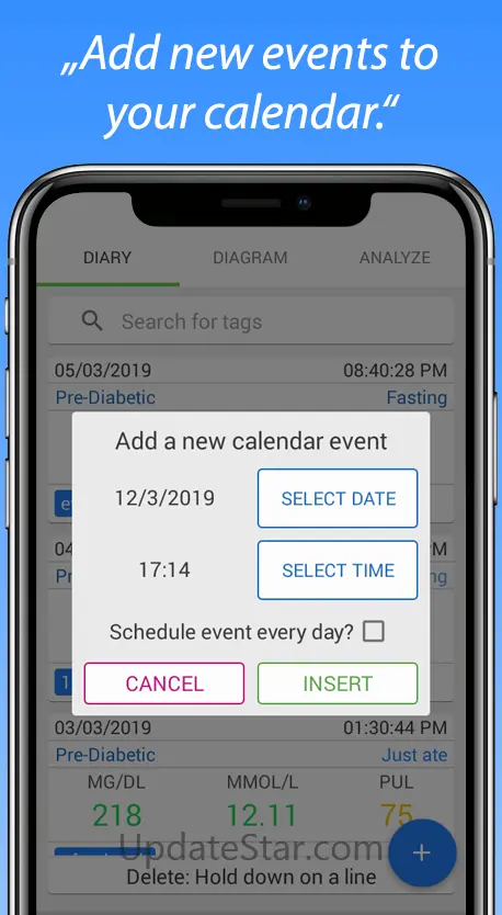 Blood Sugar Diary 1.3