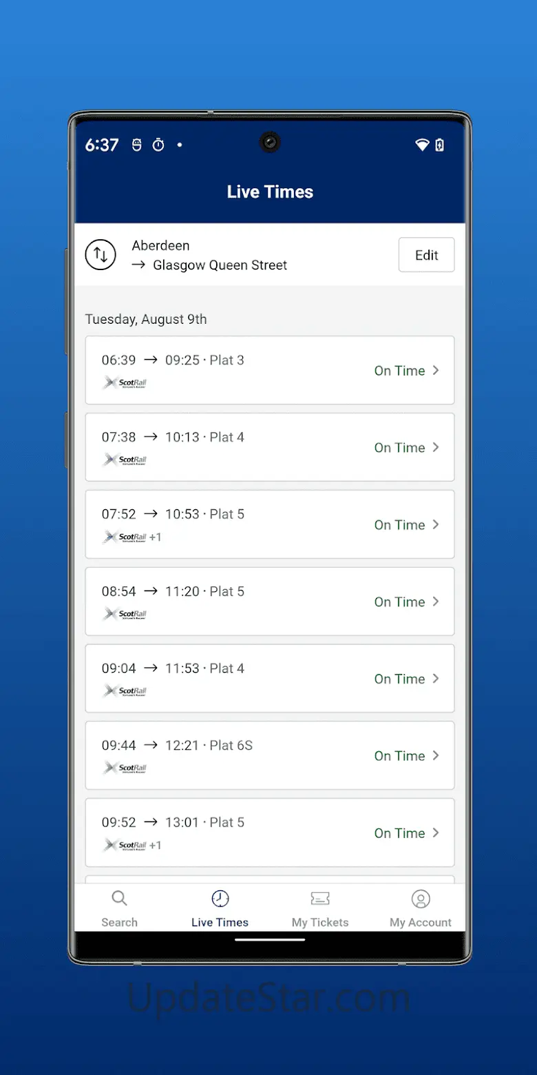 ScotRail Train Times & Tickets 4.3.6
