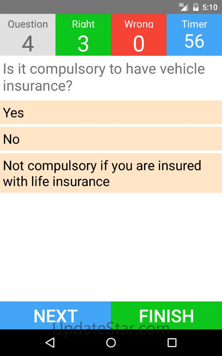 Driving Licence Test - English 5.2