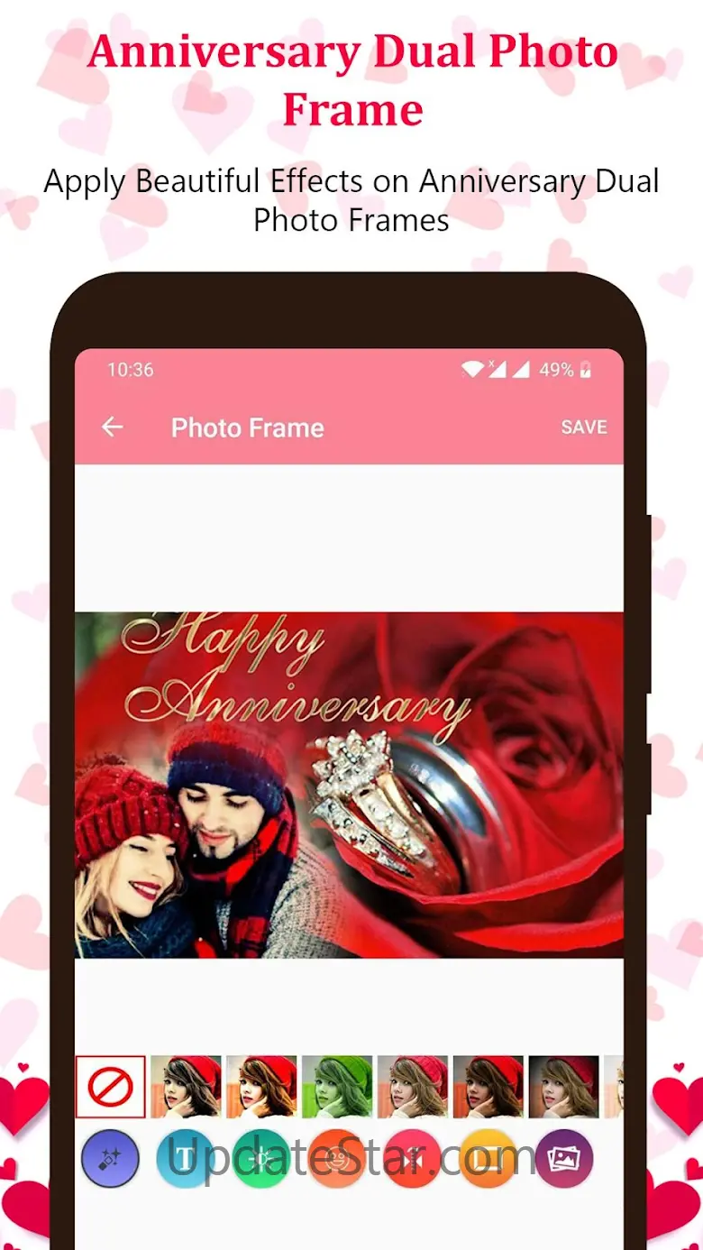 Anniversary Dual Photo Frames 2.5