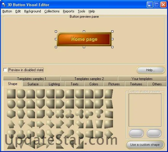 3D Button Visual Editor 5.0