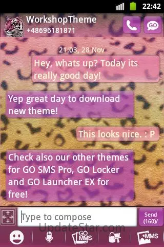 Panther Theme GO SMS 2.8