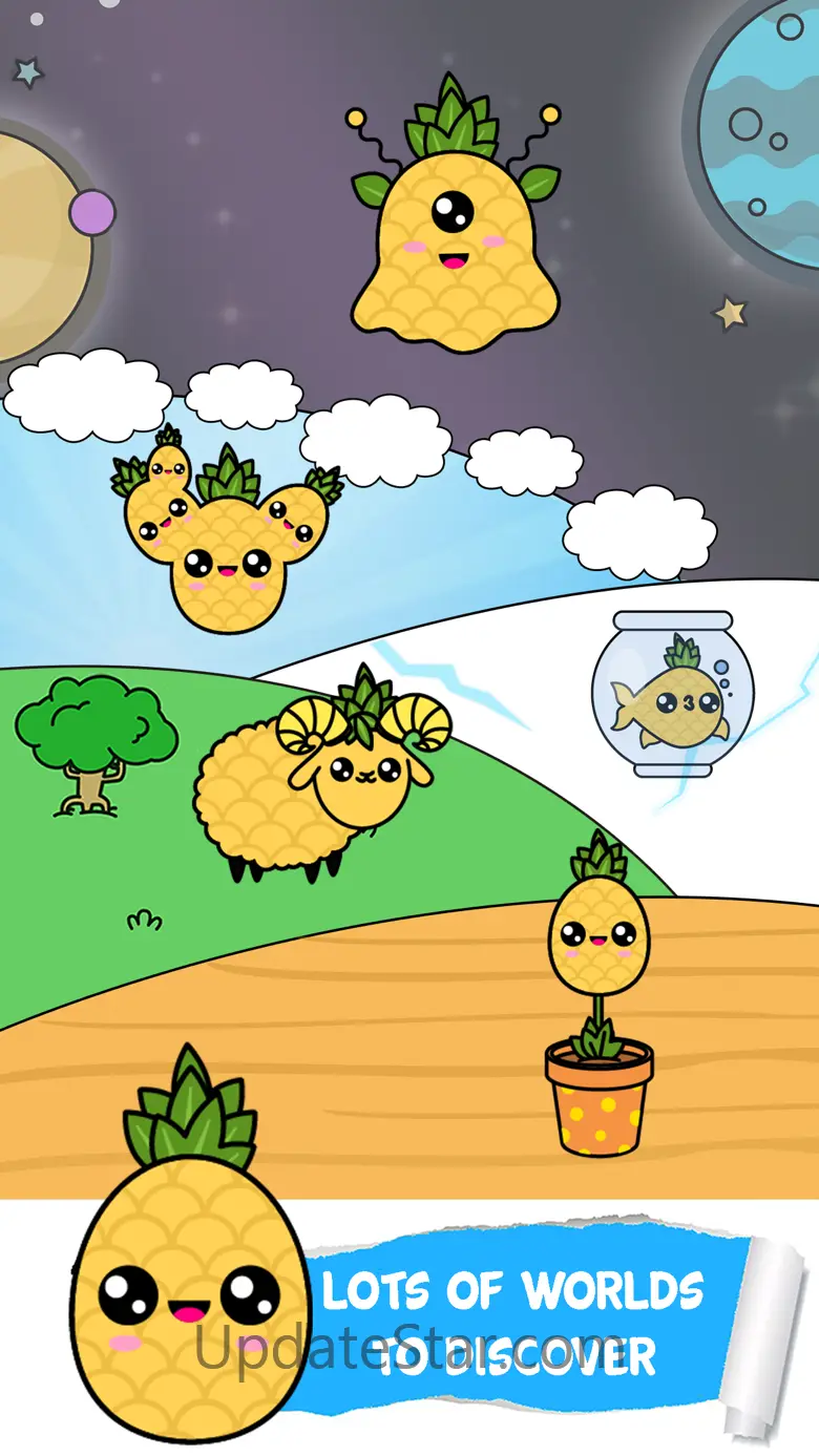 Pineapple Evolution Food Clicker 1.0