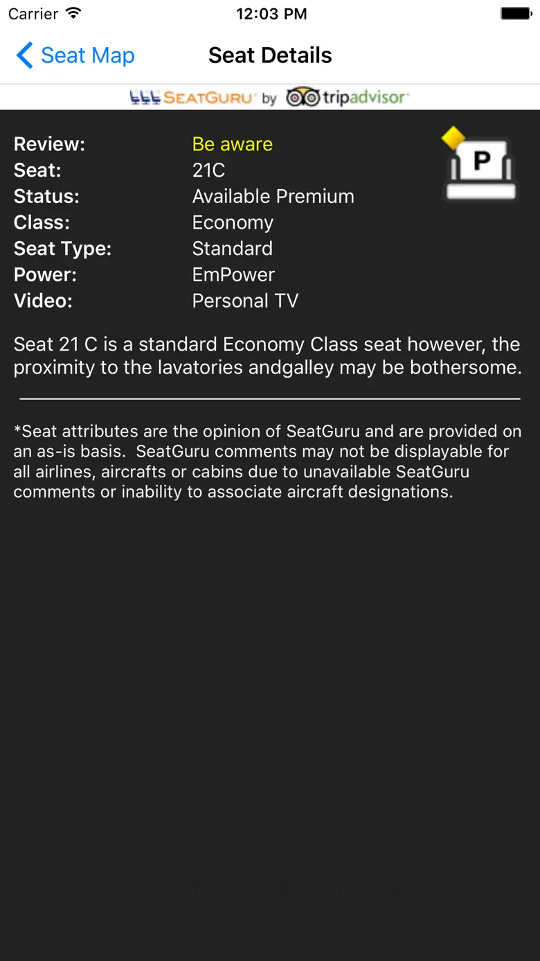 Seat Alerts 1.96
