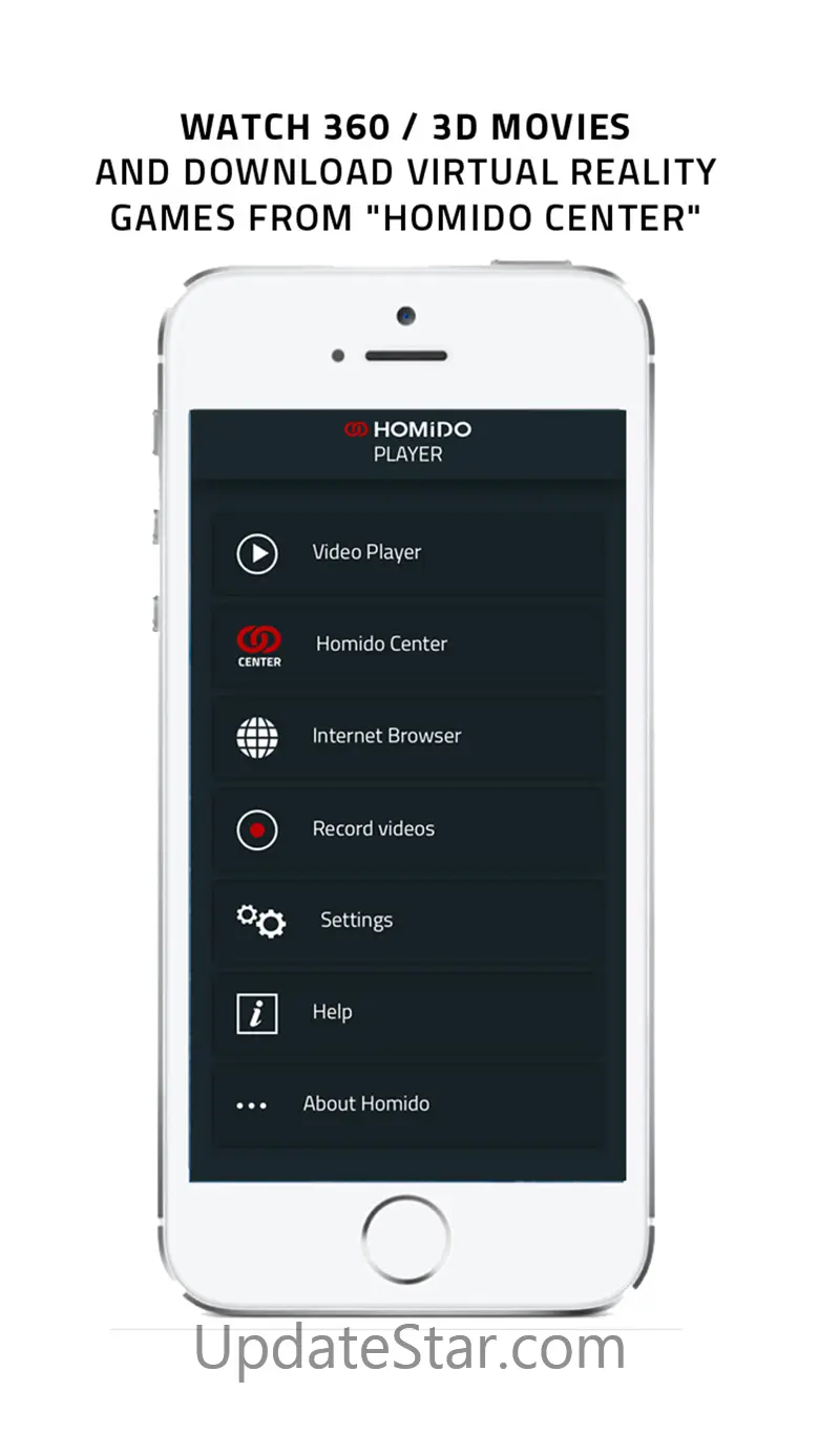 Homido 360 VR player 2.0