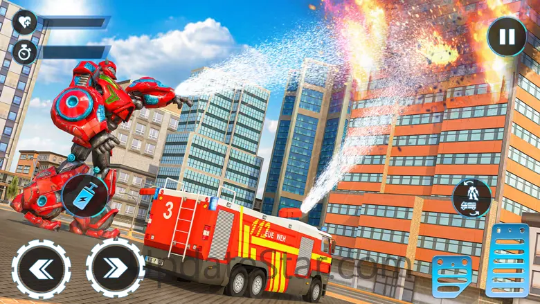 Fire Fighting Robot Transform 1.4