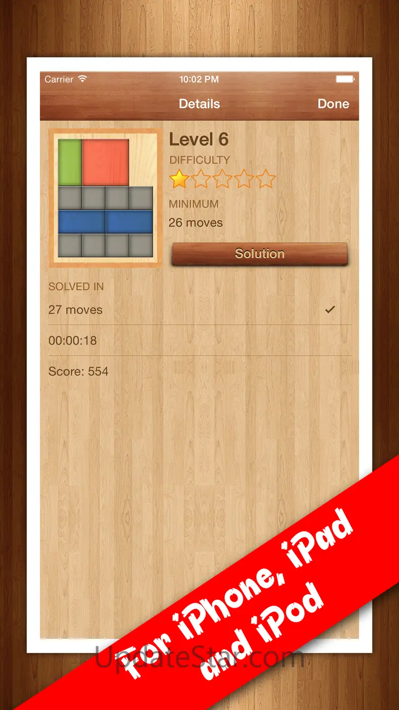Red Block - Slide block puzzle 8.1