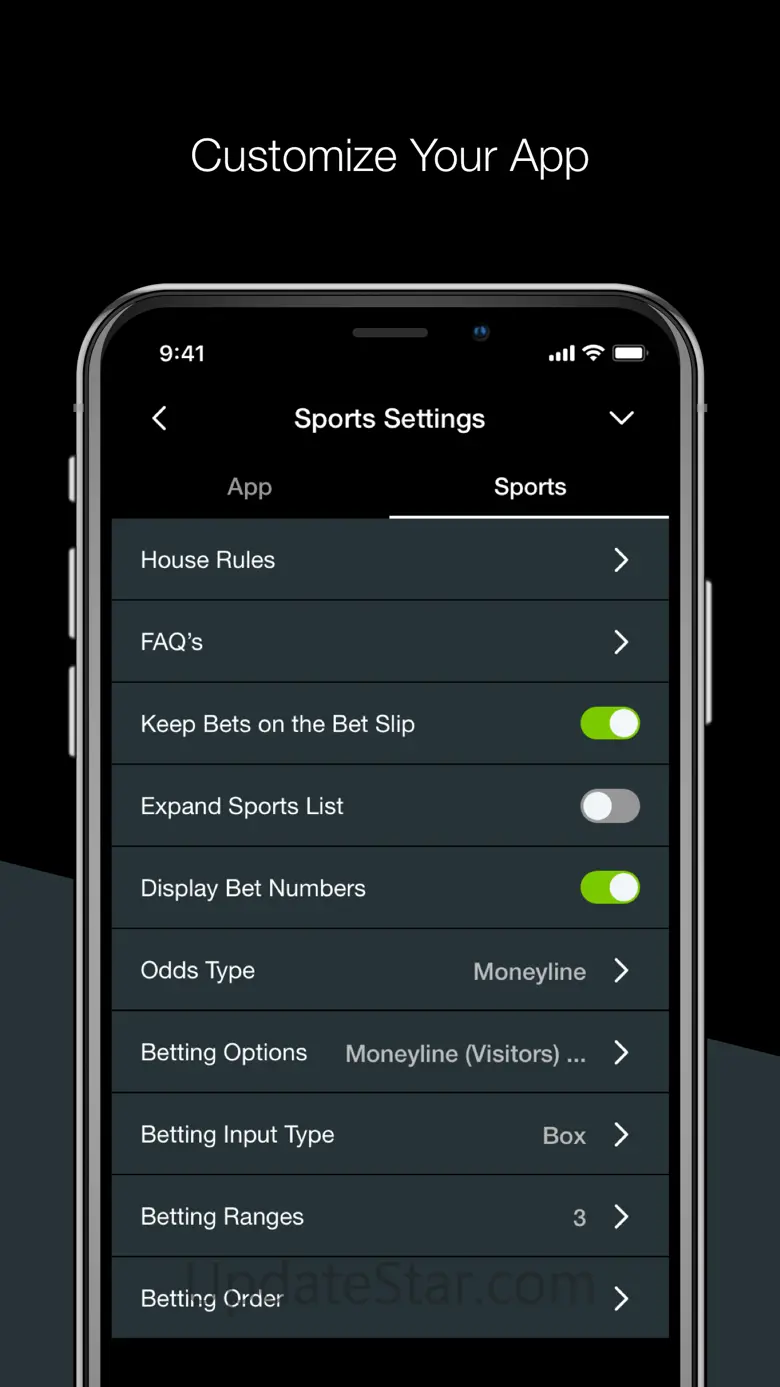 STN Sports Mobile Sportsbook 6.1