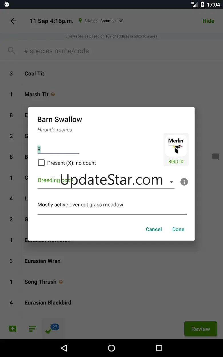 eBird by Cornell Lab 3.2.2