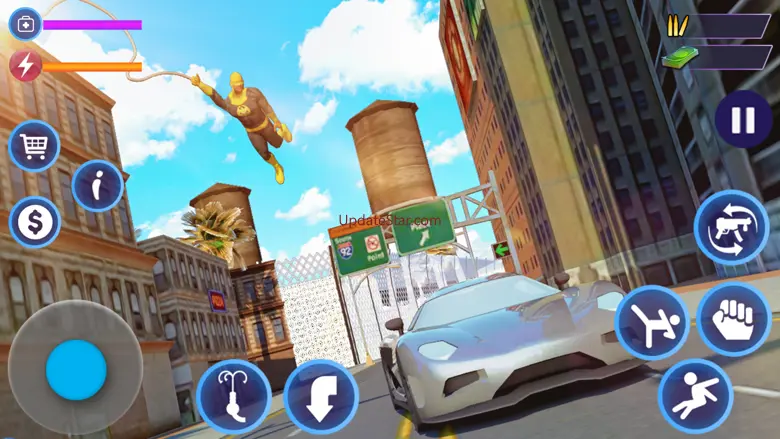 Flying Rope Hero Man Fight 1.4