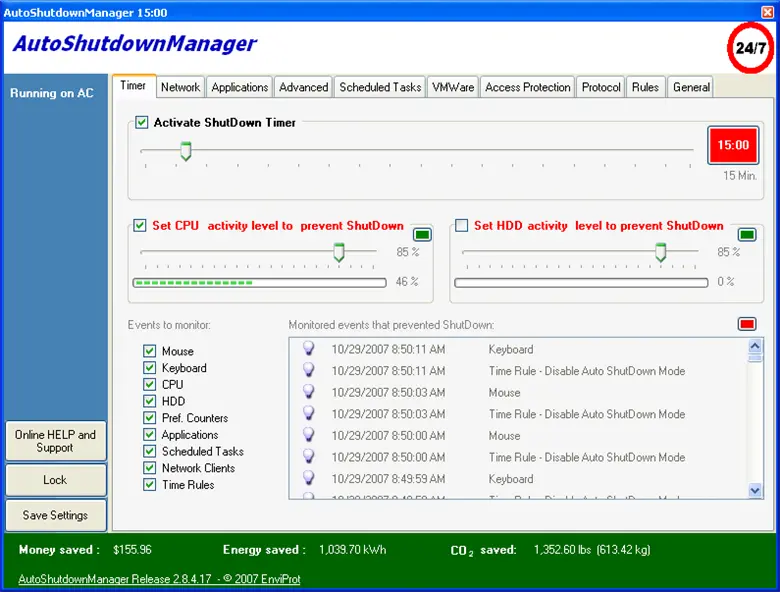 Auto Shutdown Manager 5.7.6.4