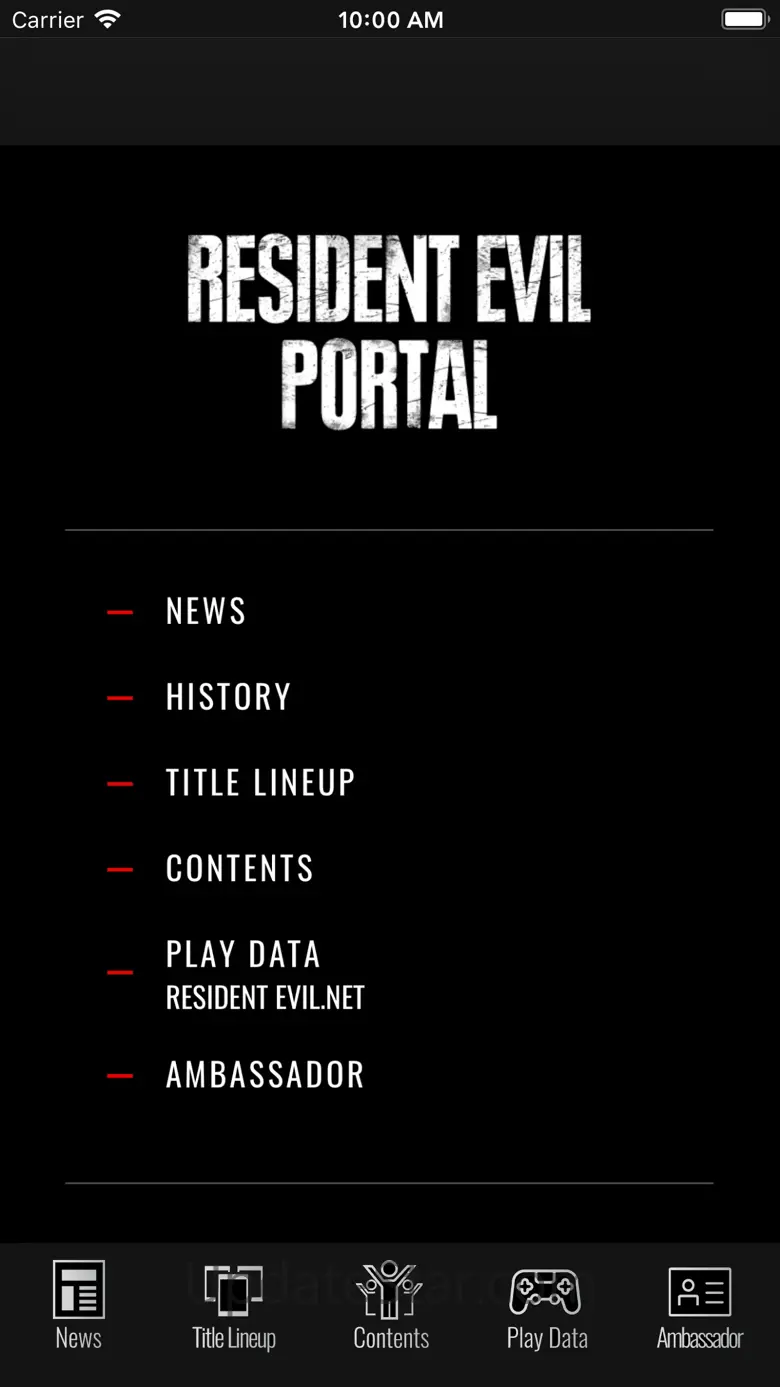 Resident Evil Portal 1.05.04