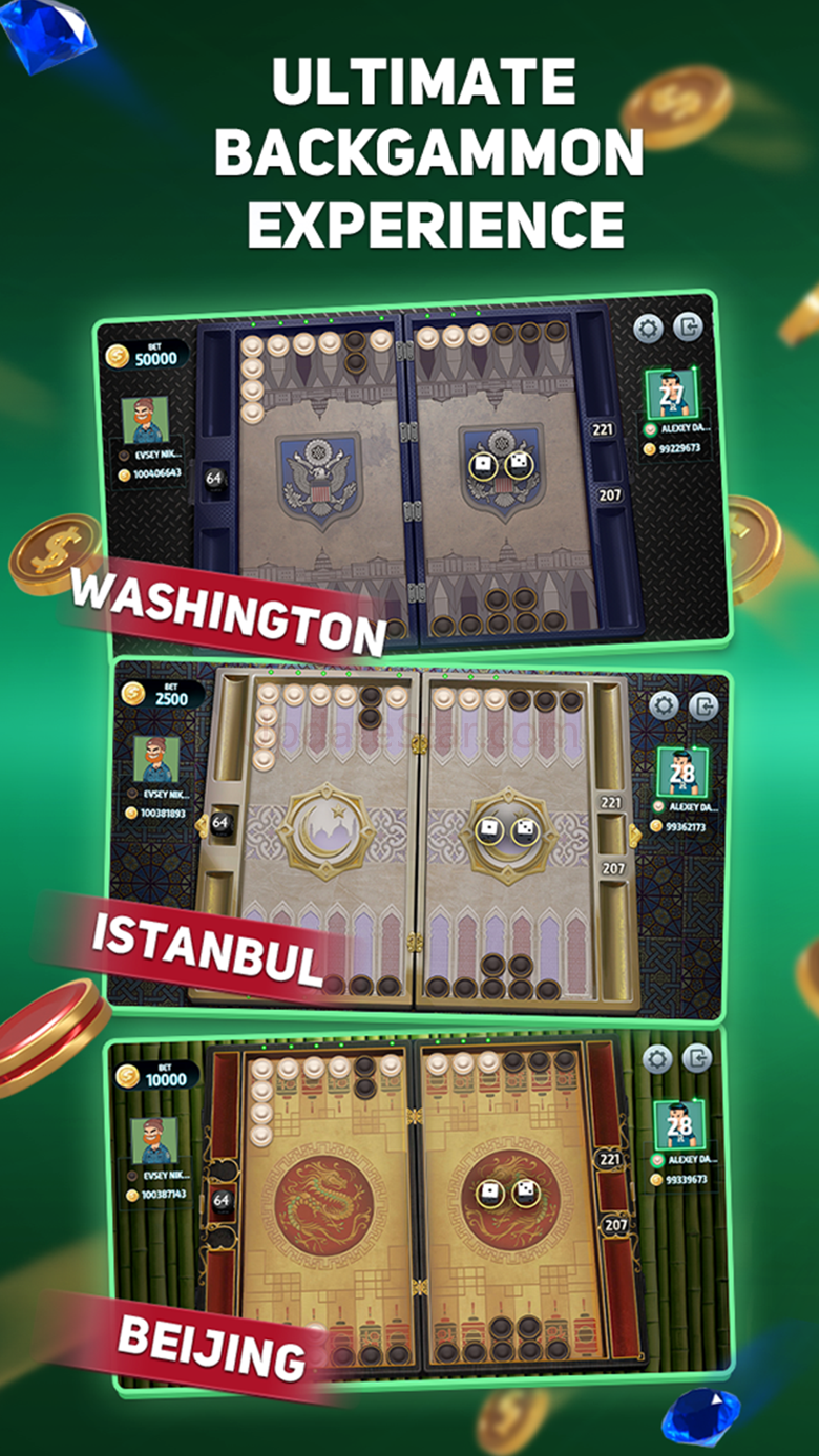 Backgammon Tournament online 4.15.0