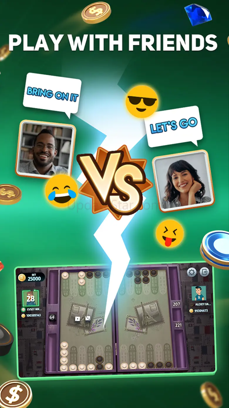 Backgammon Tournament online 4.15.0