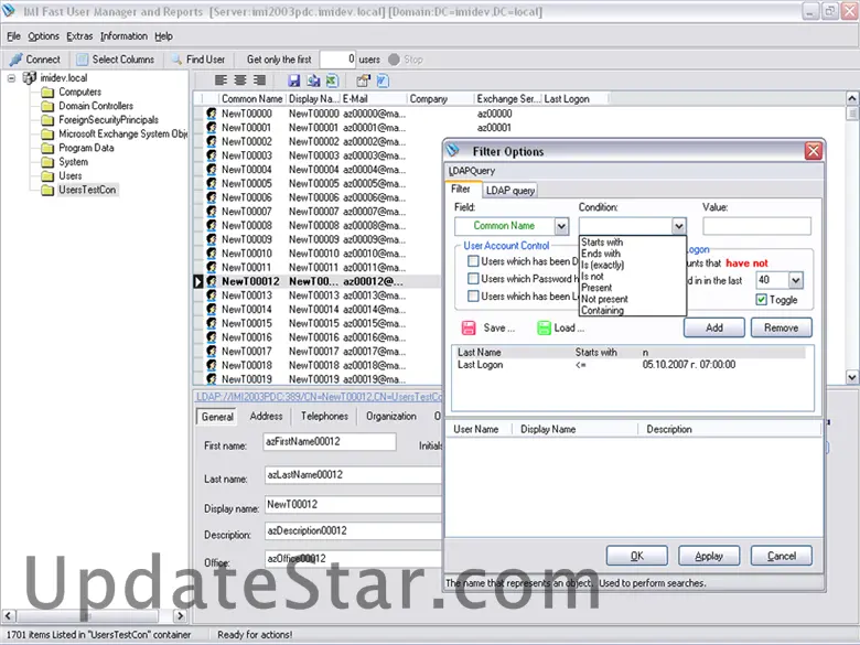 IMI Fast User Manager & Reports 1.1221