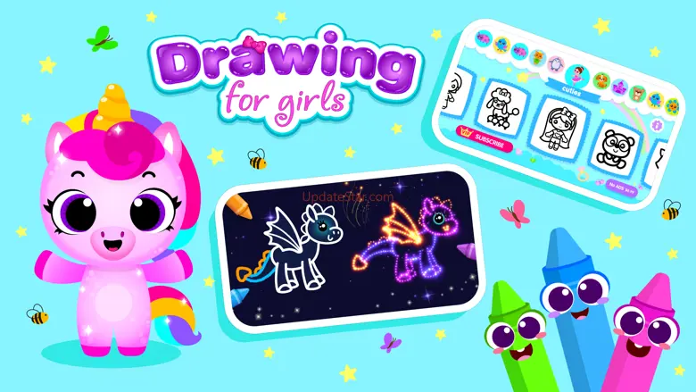 Kids Drawing Games for Girls 5 2.9.2