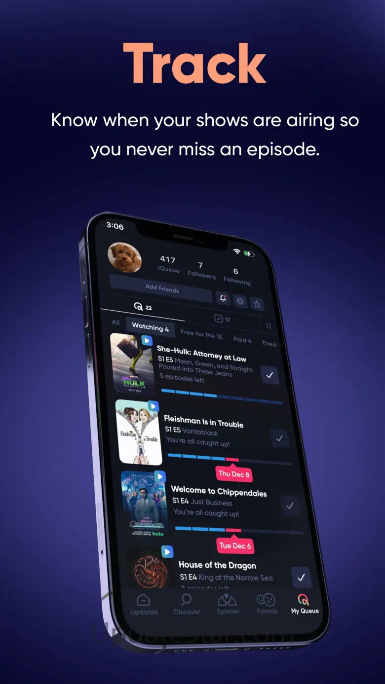 Queue - What to Watch 4.10.0