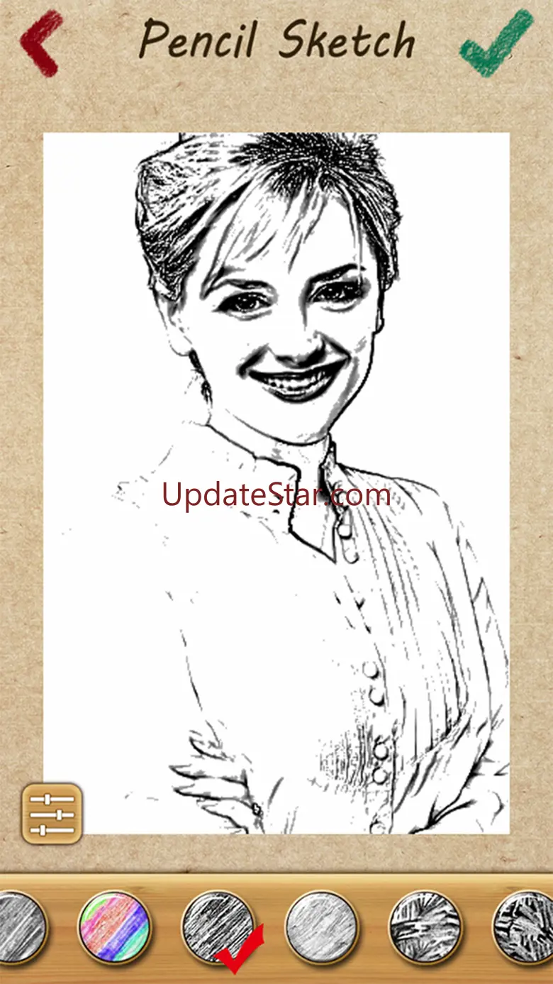 Pencil Sketch Photo Camera 2.6