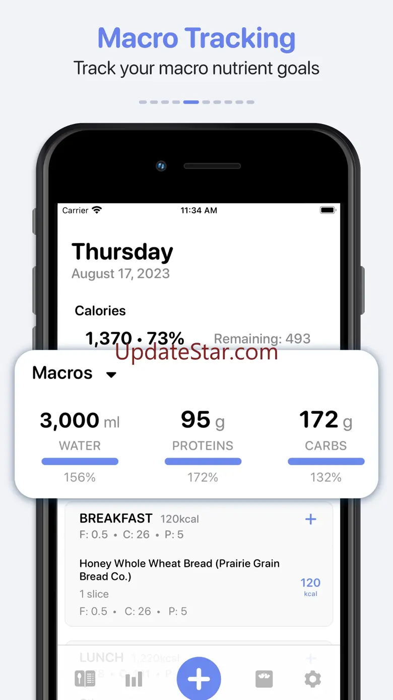 Calory: Calorie Counter Macros 2.4.8