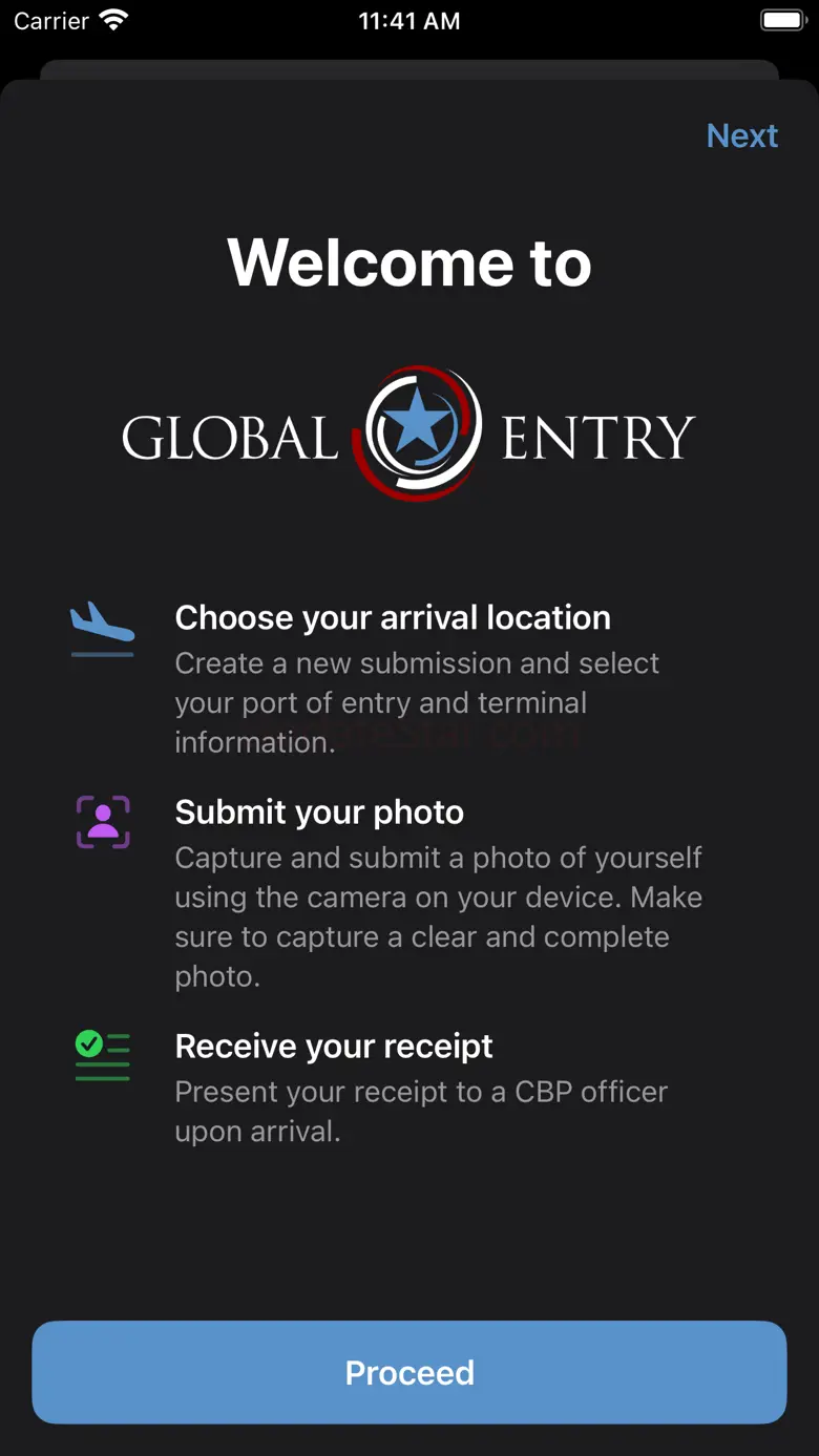 Global Entry Mobile 1.3.0