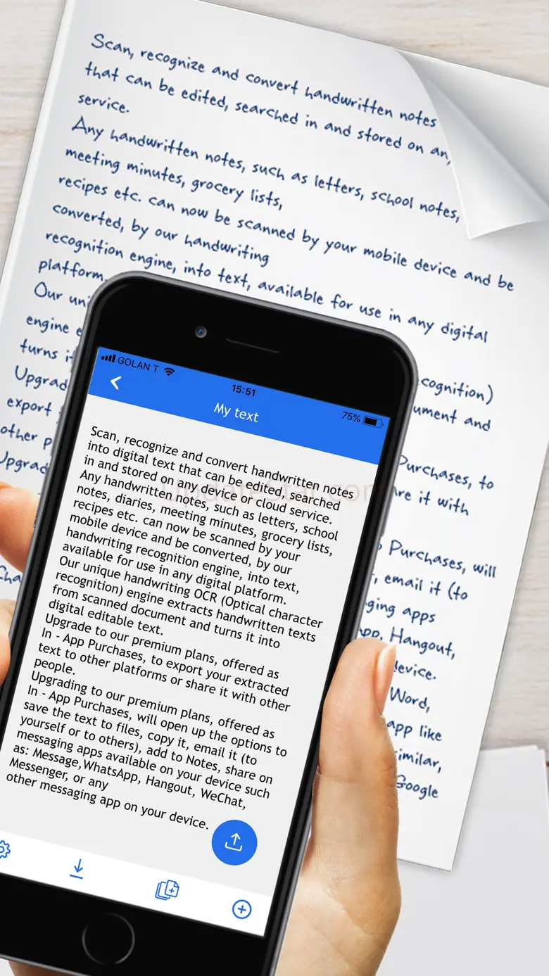 Handwriting to Text Image OCR 1.65