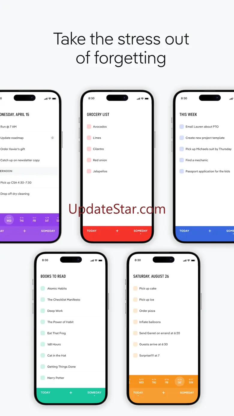 TeuxDeux Daily Checklist To Do 4.9