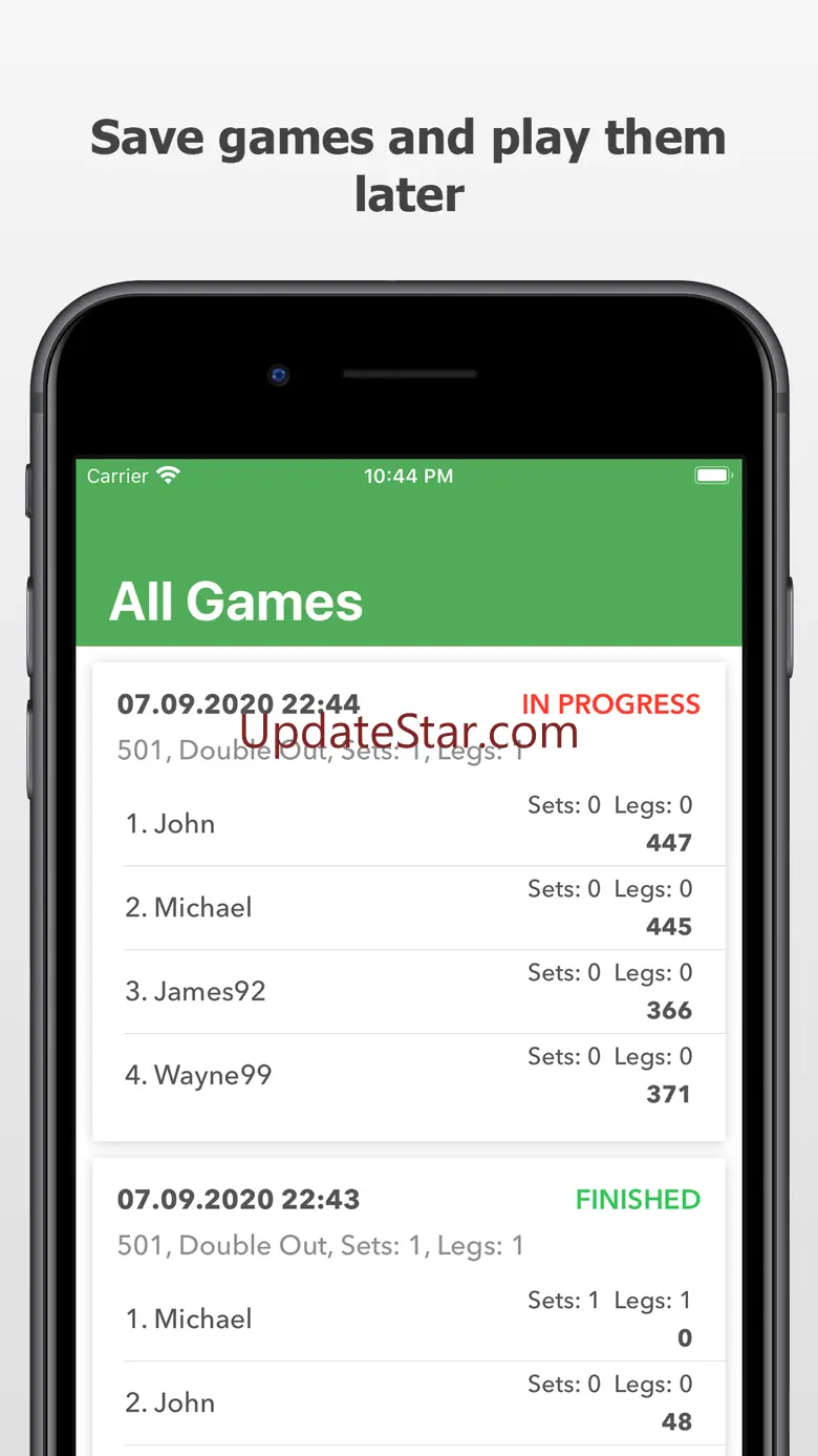 Darts Scoreboard: Scorekeeper 2.4