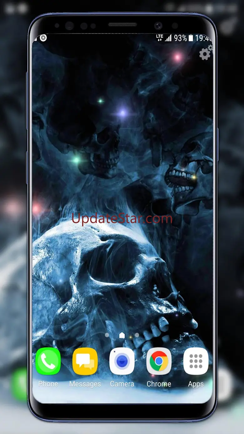 Skull live wallpaper 100