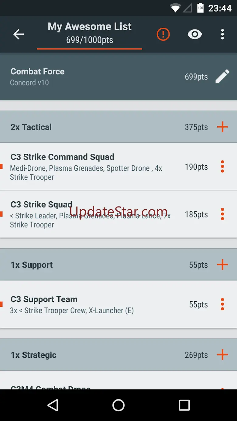 BattleScribe Army List Builder 2.03.27