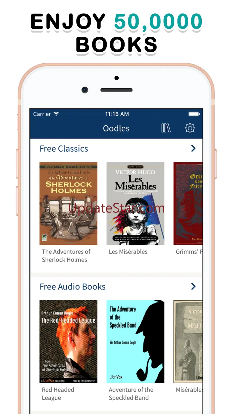 50000 Books, Audiobooks: Libby 4.4
