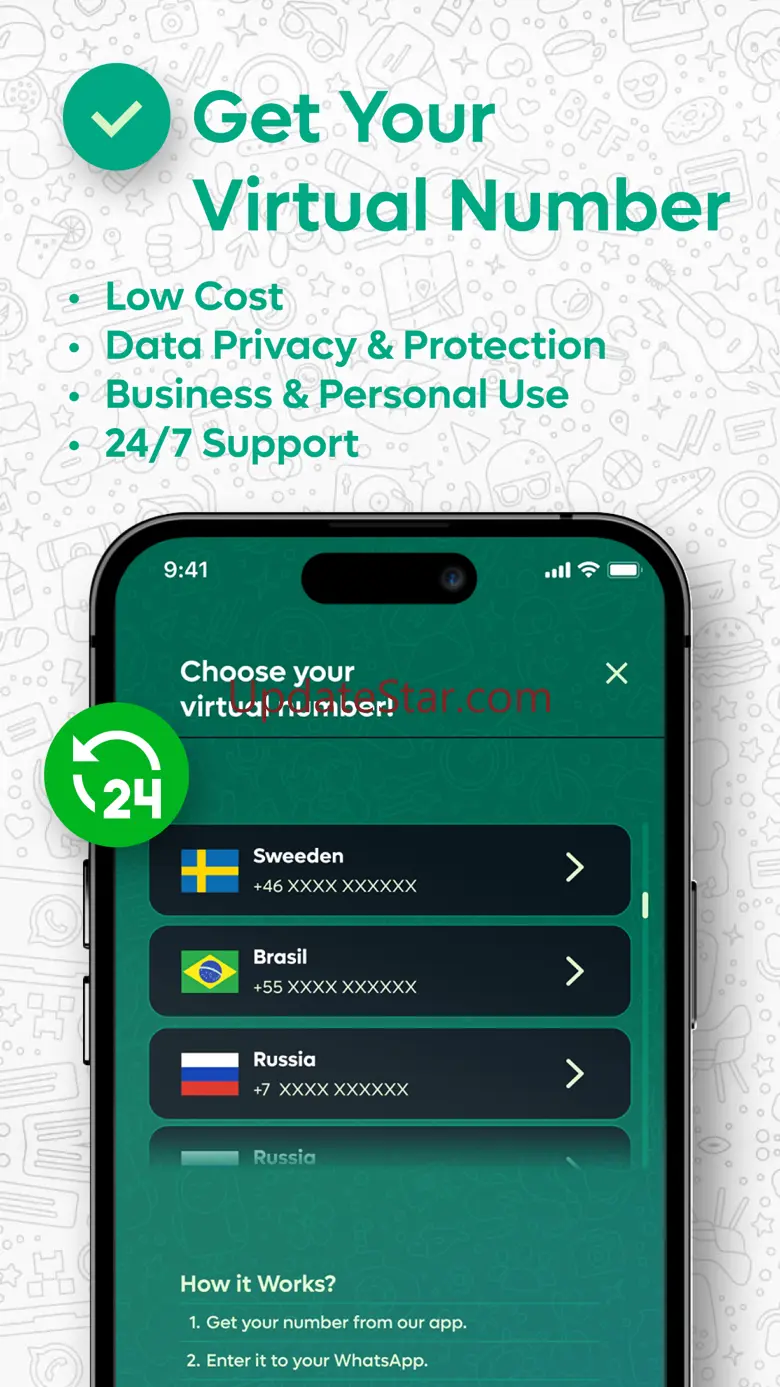 Virtual Number for WA - waNum 1.8.1