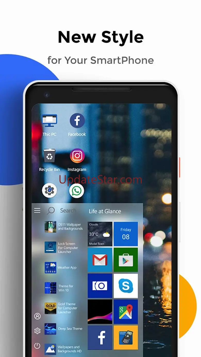 Pixel 2 Theme for computer Lau 2.0
