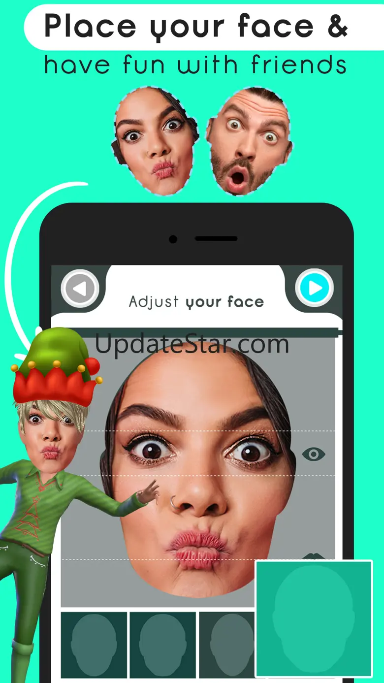 Face In - 3D Xmas Animations 9
